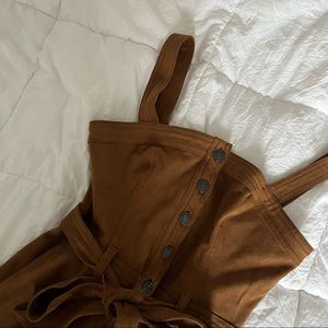 Suede Abercrombie dress